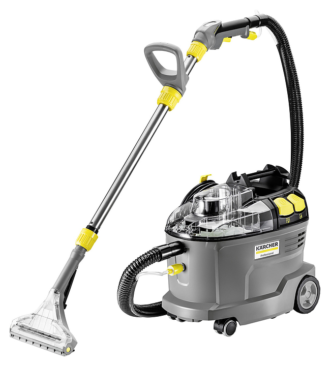 Аренда моющего пылесоса Karcher Puzzi 8/1 с насадкой для напольного покрытия
