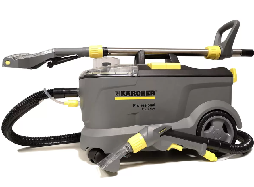 Karcher Puzzi 10/1 с насадкой для напольного покрытия