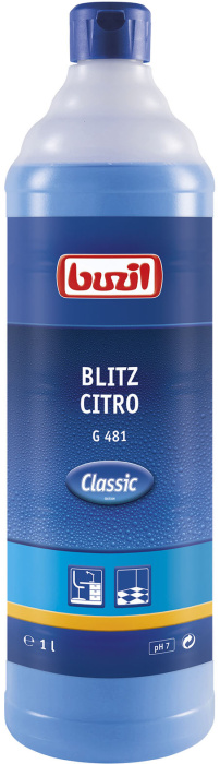 G-481 Blitz Citro с цитрусовым ароматом, для ежедневной уборки, BUZIL