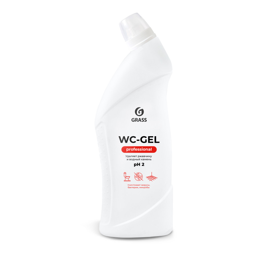WC-gel Professional для сан.узлов от известкового налета, Grass