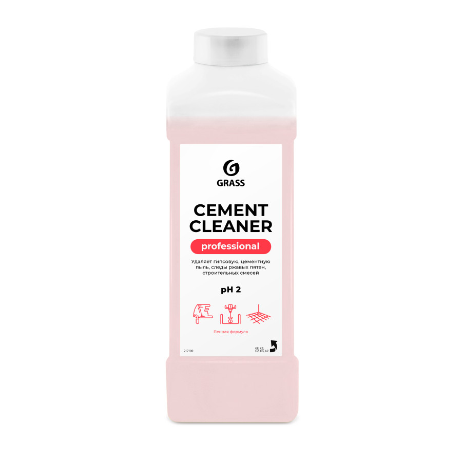 Cement Cleaner для пола и поверхностей после ремонта, Grass